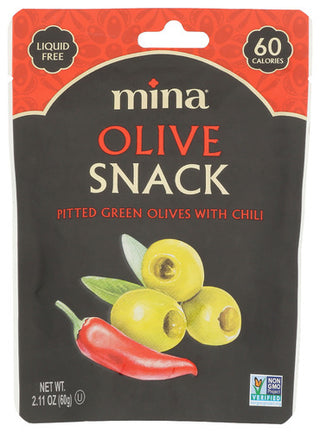 Mina Olives Grn Pittd W Chili