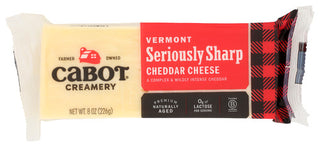 Cabot Cheese Chdr Wht Seriously Shar