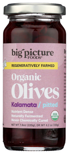 Big Picture Foods Olives Pitted Kalamata Nat Og