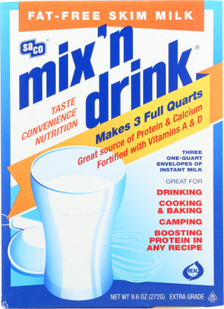 Mixn Drink Milk Skim Instant Dry