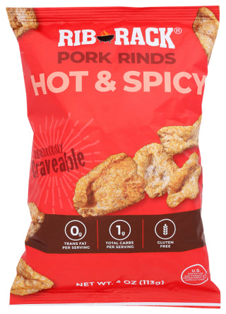 Rib Rack Pork Rinds Hot Spicy