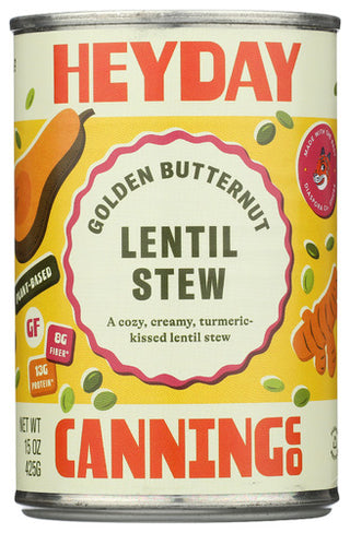 Heyday Canning Co Stew Lentil Gldn Bttrnut