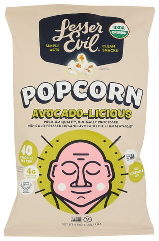 Lesser Evil Popcorn Avcdo-lcious Org