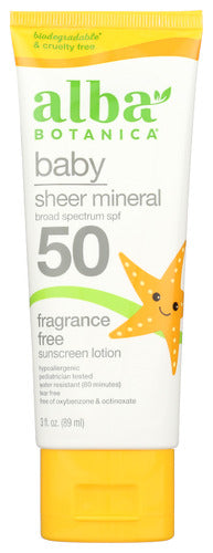 Alba Botanica Sunscrn Spf45 Mnrl Baby