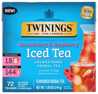 Twining Tea Tea Iced Strawberry Rasp