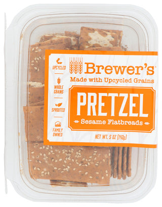 Brewers Crackers Flatbread Pretzel Sesame
