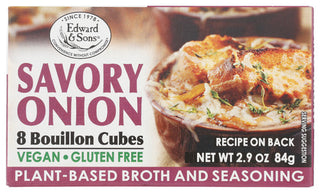 Edward & Sons Bouillon Cubes Svr Onion