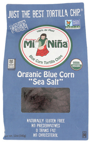 Mi Nina Chip Tortilla Blue Corn