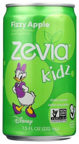 Zevia Soda Fizzy Apple Kidz 6pk