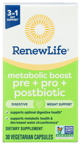 Renew Life Prepostbiotic Metabolic