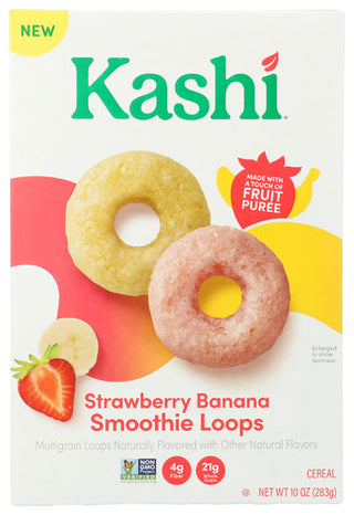 Kashi Cereal Strw Ban Smth Lps
