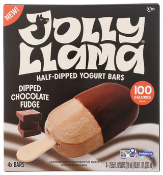 Jolly Llama Bar Yogurt Fudge 4pc