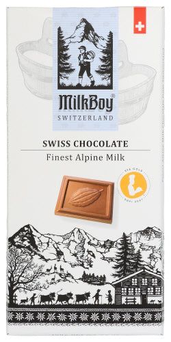Milkboy Swiss Chocolates Bar Choc Alpine Milk