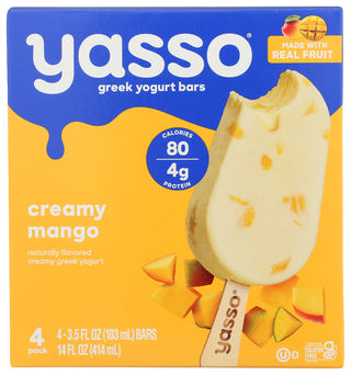 Yasso Bar Mango Creamy 4pc