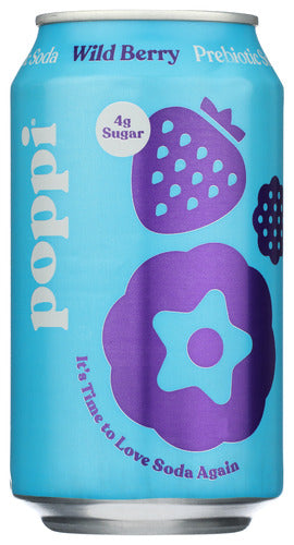 Poppi Soda Prebtc Wild Berry