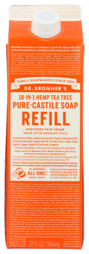 Dr Bronner Soap Refill Tea Tree