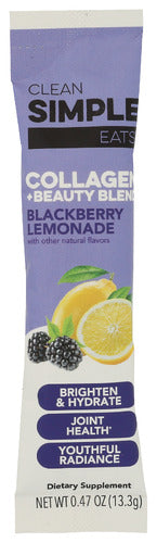 Clean Simple Eats Collagen Blckbry Pkt