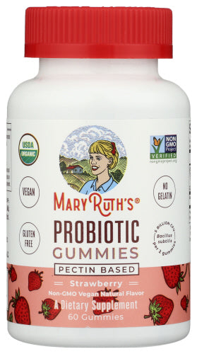 Maryruths Probiotic Gummy Strwbry