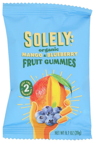 Solely Fruit Gummy Mango Blbrry