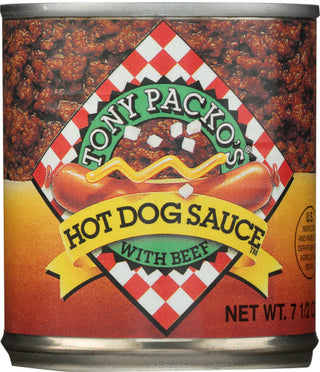 Tony Packos Hot Sce Dog