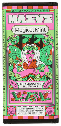 Maeve By Seattle Chocolate Truffle Magical Mint Bar
