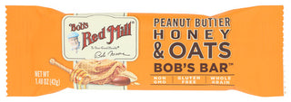 Bobs Red Mill Bar Pb Honey Oats