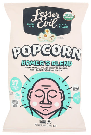 Lesser Evil Popcorn Homers Blend Org