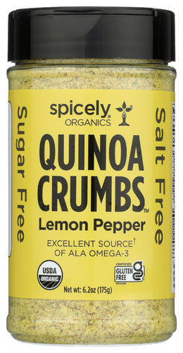 Spicely Organics Quinoa Crmbs Lemn Pepper
