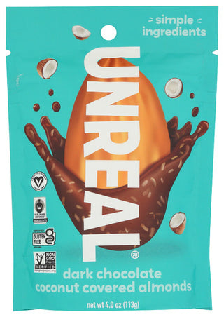 Unreal Almonds Drk Choc Coconut