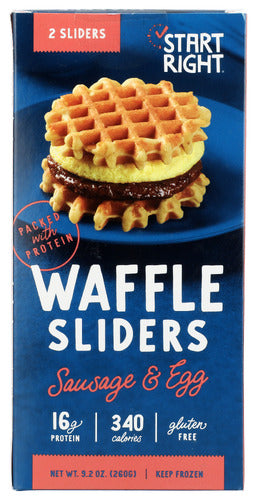 Start Right Waffle Sausage Egg Slider