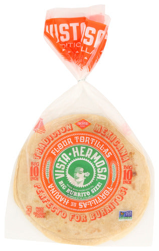 Vista Hermosa Tortillas Flour 10 In