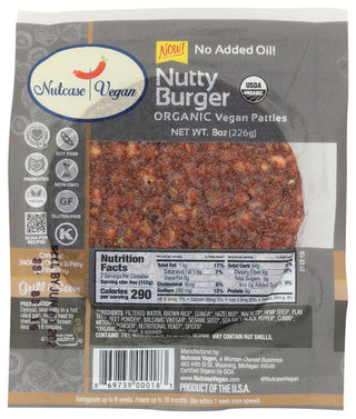 Nutcase Vegan Burger Ptty Nutty Veg Og