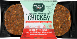 Mighty Spark Chicken Patties Southwest