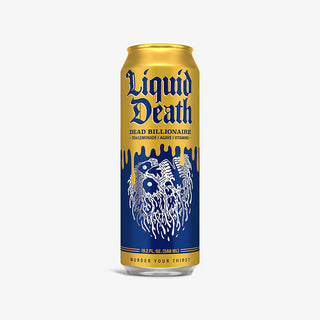 Liquid Death Tea Iced Dead Bilionaire