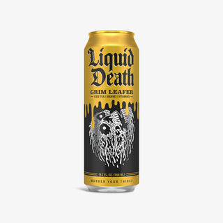 Liquid Death Tea Iced Grim Leafer