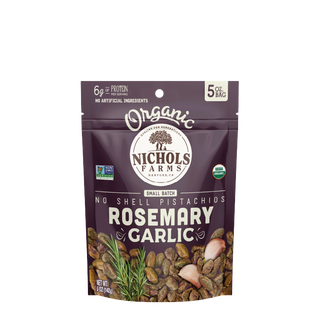 Nichols Pistachio Eb Pistachios Rosemary Garlic No shell Org