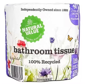 Natural Value Bath Tissue Sngl Roll