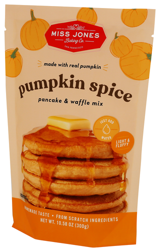Miss Jones Baking Co Pancake Mix Pumpkin Spce - Right - Front