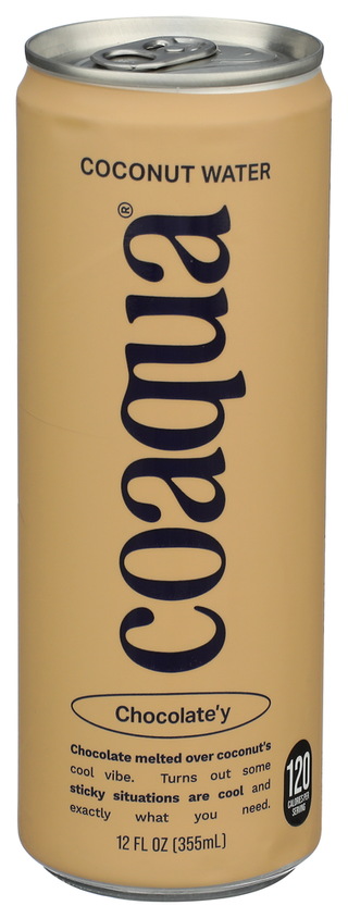 Coaqua Water Coconut Chocolatey - Centre - Front
