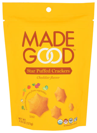 Madegood Cracker Cheddar Org - Centre - Front