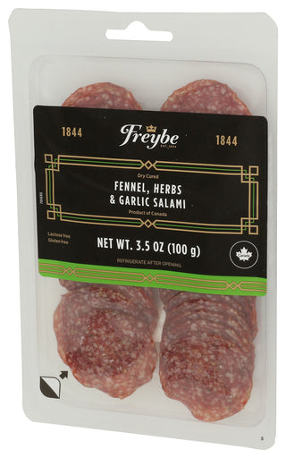 Freybe Salami Fnnl Hrbs N Grlc - Right - Front