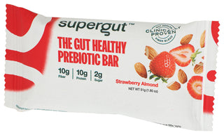 Supergut Bar Prbiotic Alm Strwbry - Right - Front