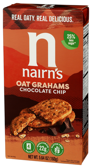 Nairns Cookie Oatmeal Choc - Right - Front