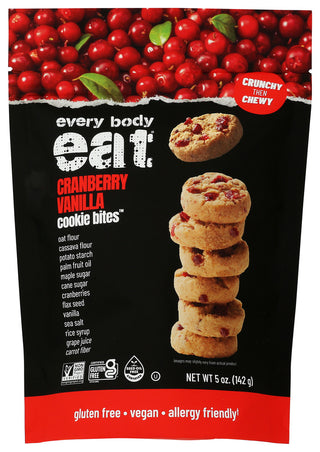 Every Body Eat Cookie Bites Cran Vanlla - No Plunge - Front