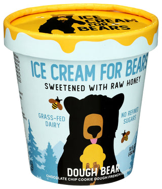 Ice Cream For Bears Ice Cream Cookie Dough - Left - Front