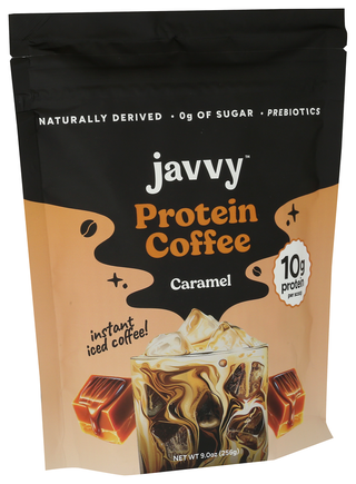 Javvy Coffee Coffee Prtn Caramel - Left - Front