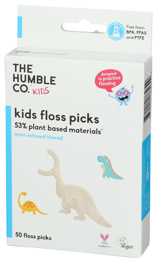 The Humble Co Floss Mint Kids Picks - Right - Front