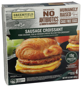 Greenfield Croissant Brkfst Sausage - Left - Front