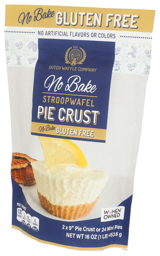 Dutch Waffle Company Pie Crust Stroopwaffle - Right - Front