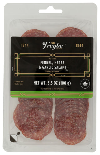 Freybe Salami Fnnl Hrbs N Grlc - No Plunge - Front